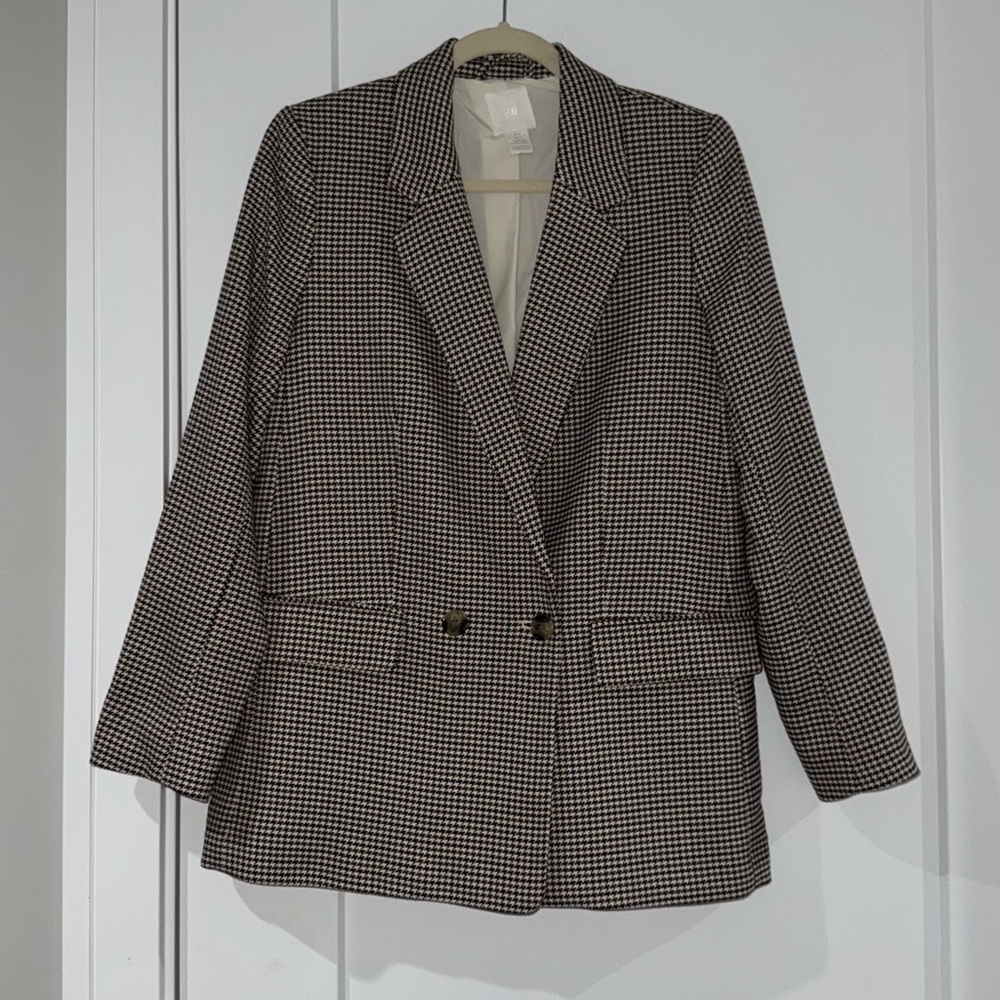 Women's Houndstooth Blazer